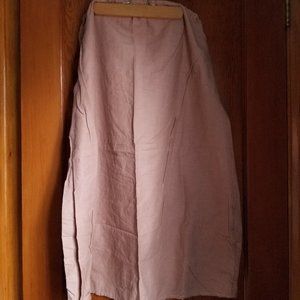 Vintage, cotton, hand made, half slip or a-line skirt, M, long, midi.